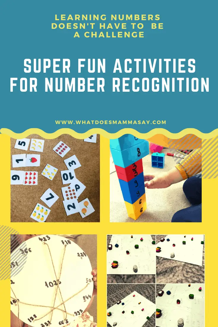 fun games for number recognition