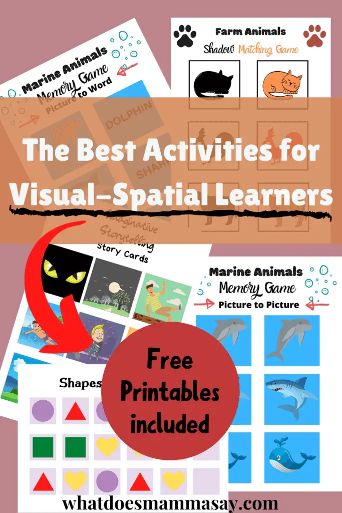 classroom activities visual learners