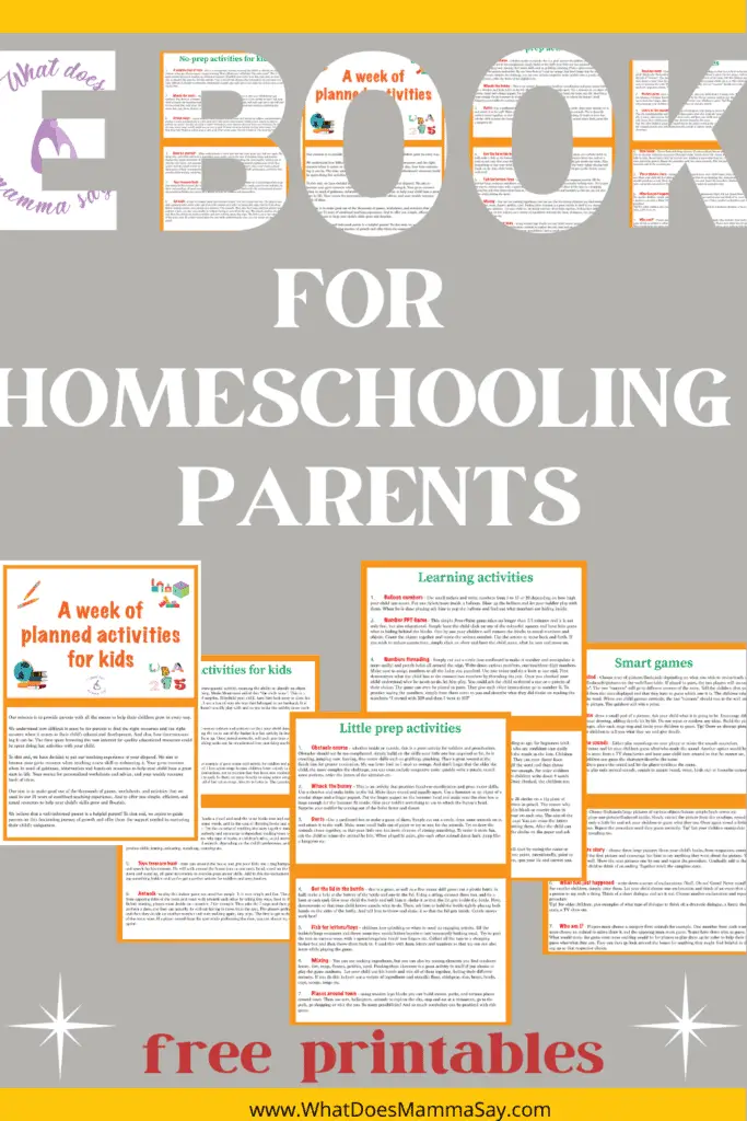 free e-book for homeschooling parents