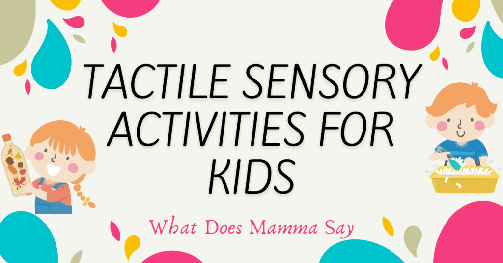 tactile sensory activities