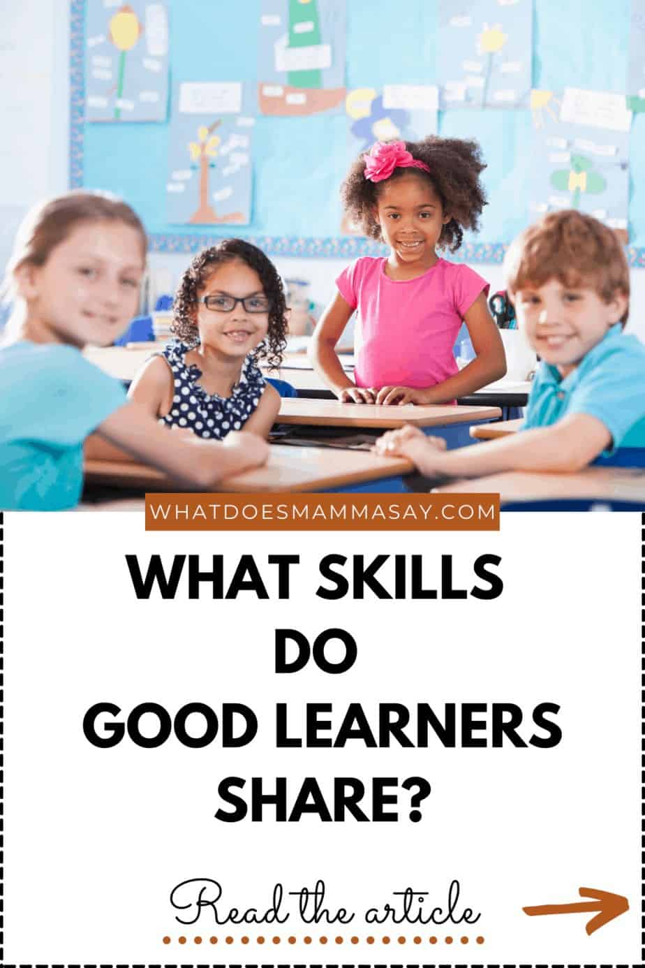 What makes good learners good