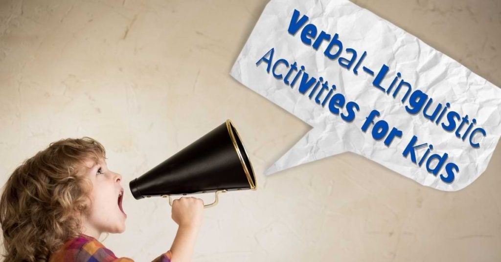verbal linguistic activities for kids featured image