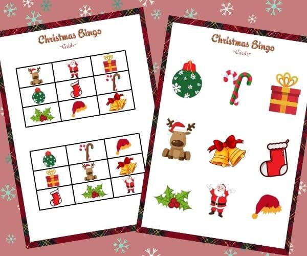 Christmas Bingo printables