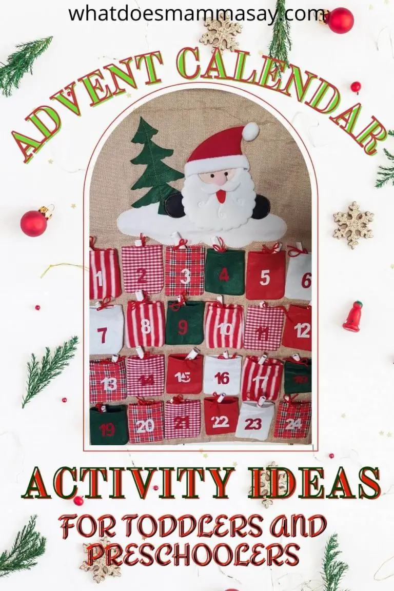 Advent Calendar Activity Ideas for Toddlers and Preschoolers