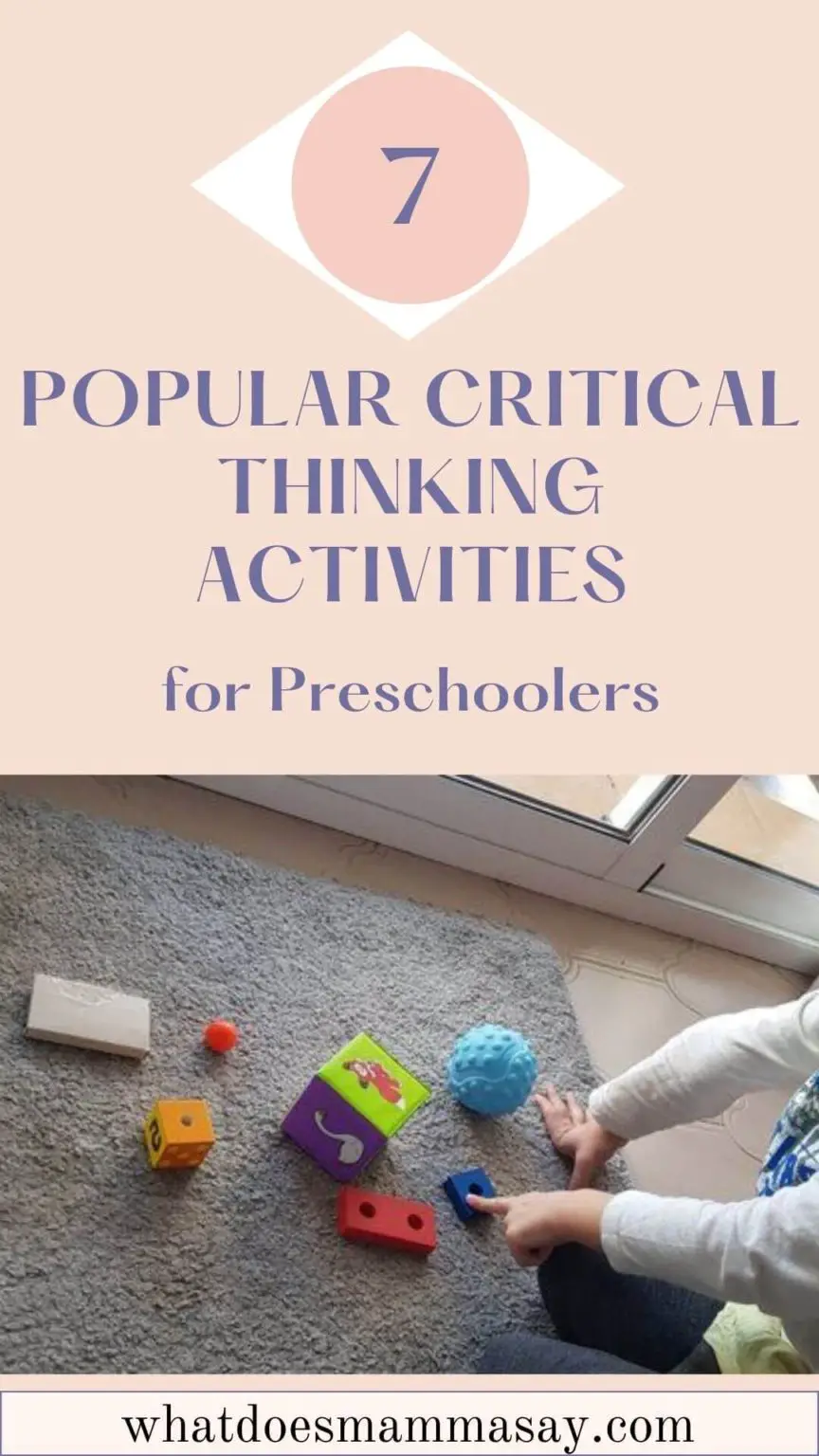critical thinking preschooler