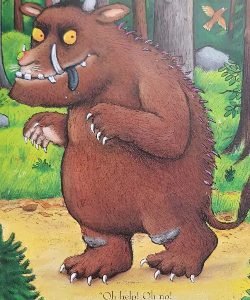An image of the scary Gruffalo